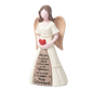 Levede Resin Angel Heart Figurines Tribute Retirement Gift for Elder White