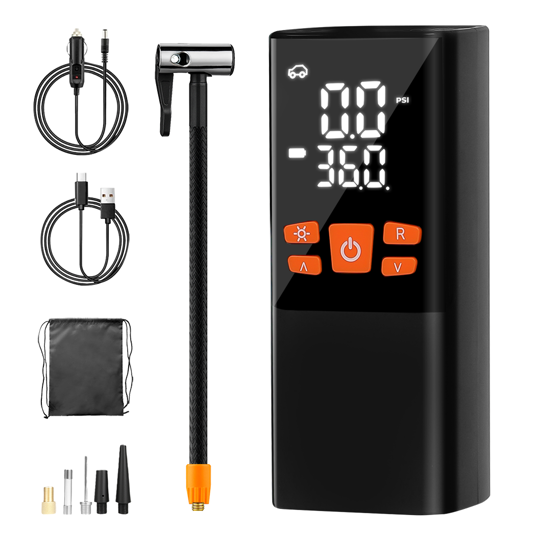 Traderight 150PSI 6000mAh Cordless Tire Inflator Dual Power