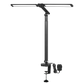 Emitto Double Head LED Desk Lamp Dimmable With Clamp