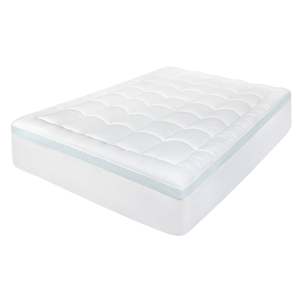Dreamz Gel Memory Foam Mattress Topper 8cm Double Size