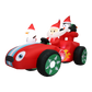 Santaco Christmas Inflatable 2.4M Santa Racing Sleigh