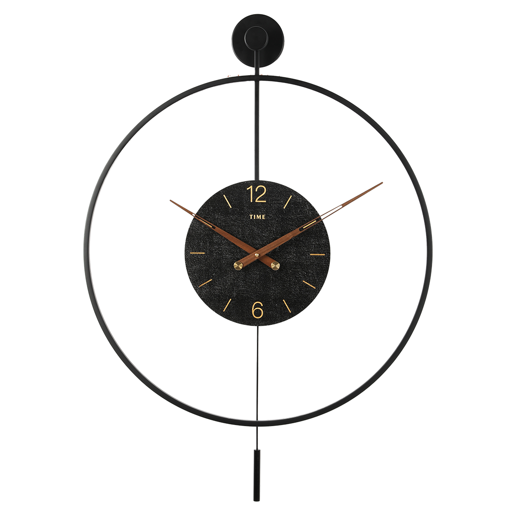 Yezi Wall Clock 50cm Large Round Modern Home Decoration