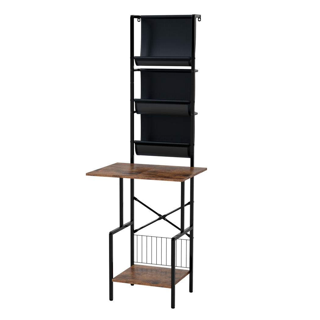 Levede Tall Record Player Stand Vinyl Storage Up to 200 Albums Turntable Rack
