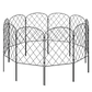 Mountview 10 Pcs Garden Fence Border Rustproof Metal