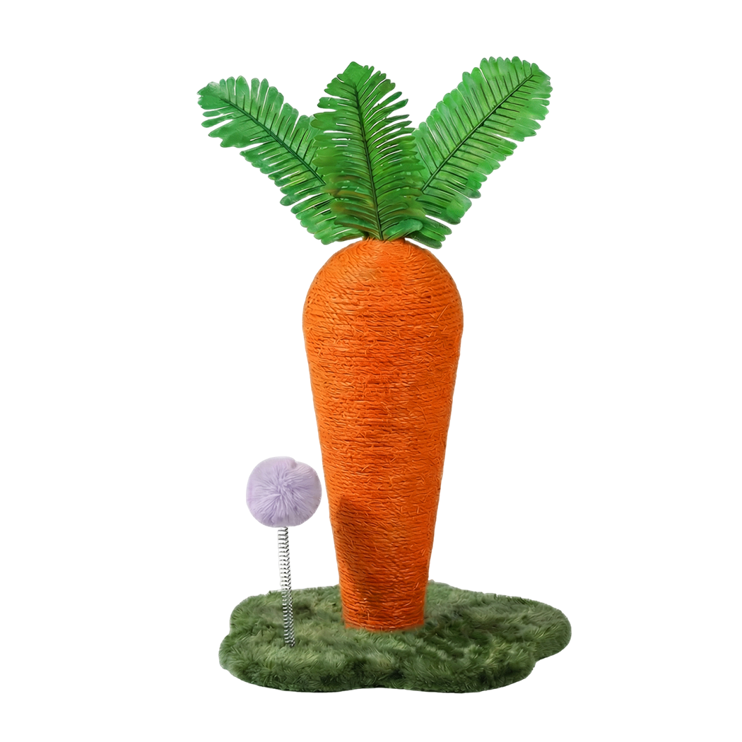 Pawz Cat Scratching Post Cute Carrot Scratching Post
