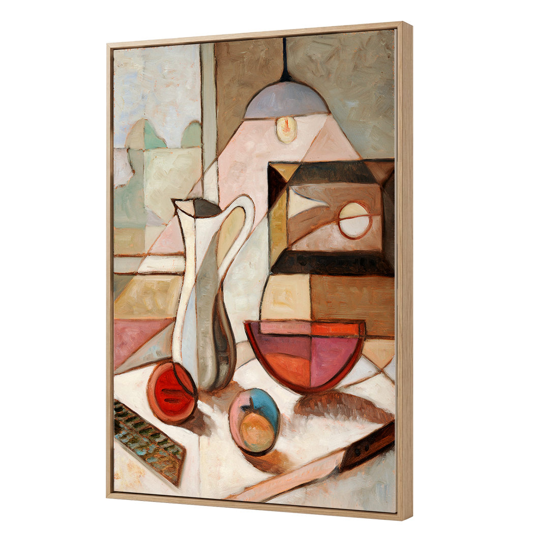 Yezi Modern Wall Art Canvas Abstract 70×100cm Framed Artwork Home Office Decor