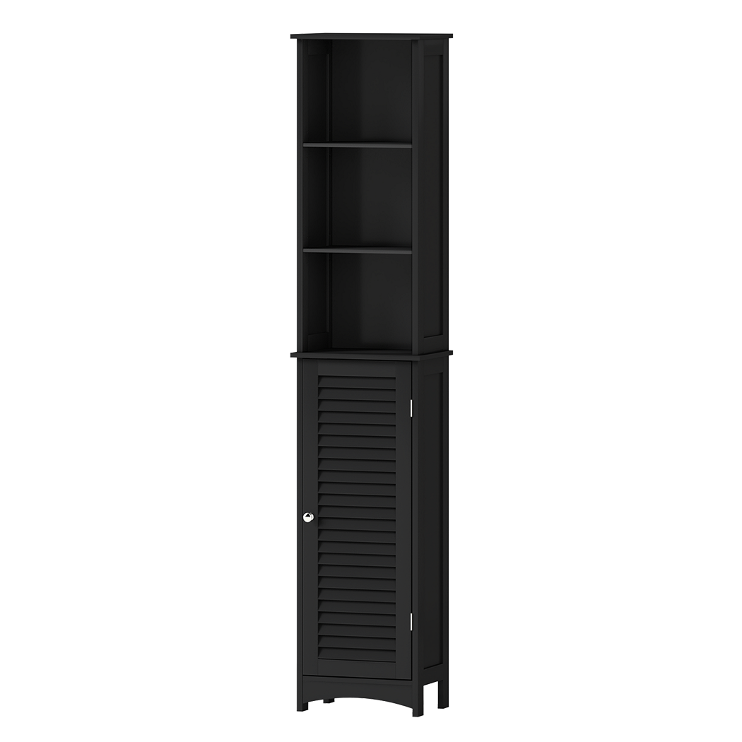 Levede Tall Bathroom Cabinet Storage 166cm Tallboy Cupboard Adjustable Shelf