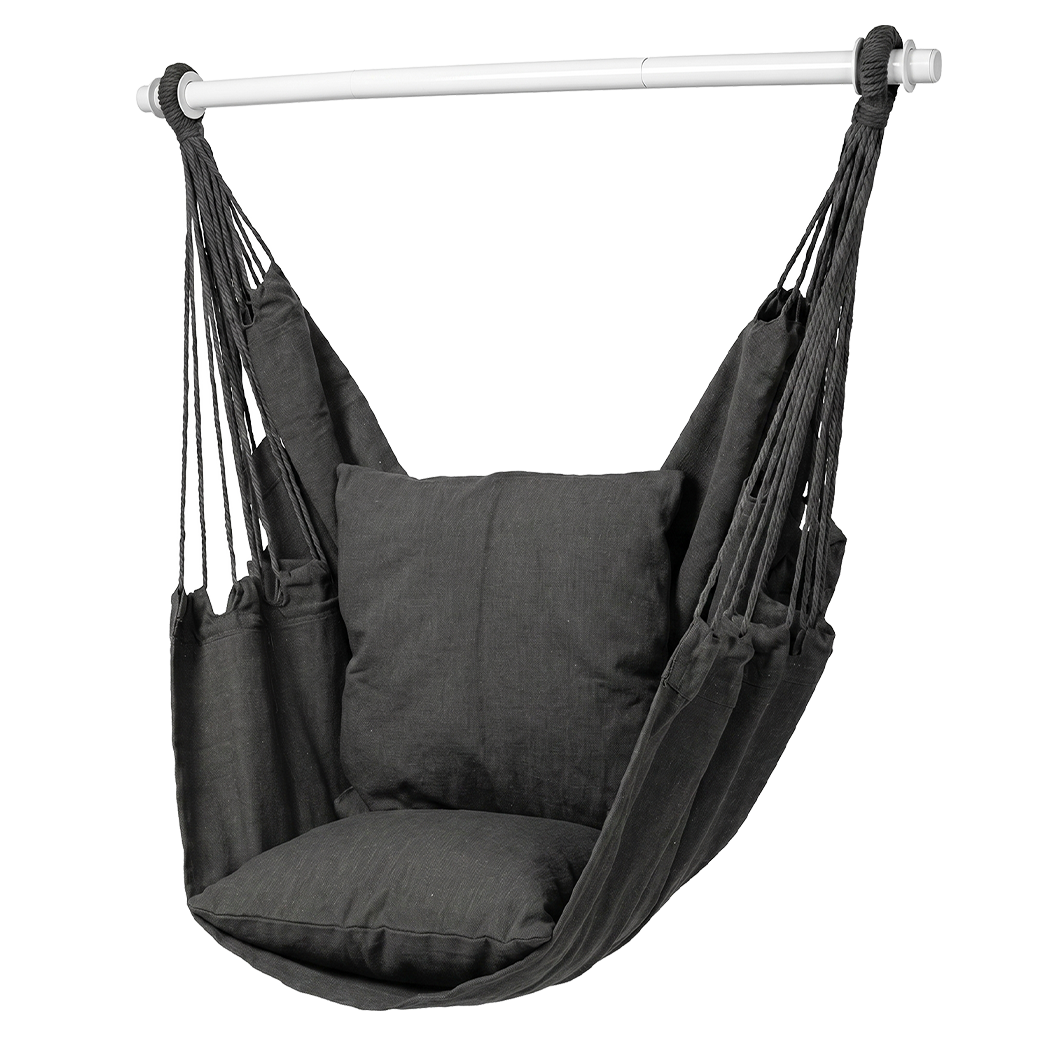 Mountview Garden Hammock Chair Hanging Swing Seat 2 Cushions Outdoor Camping