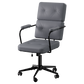 LEVEDE Ergonomic Office Chair Computer PU Grey