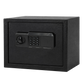 Levede Fireproof Safe Box with LED Light Alarm USB Steel for Home Use Black