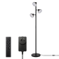 Emitto 3-Light LED Floor Lamp Dimmable Tree Lamp Remote Adjustable Living Room