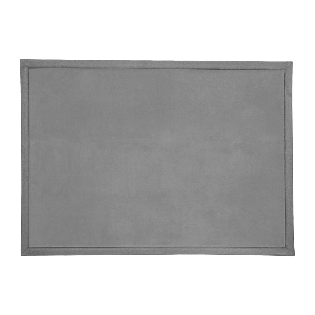 Marlow Coral Velvet Area Rugs Large Mat 150x200cm Grey