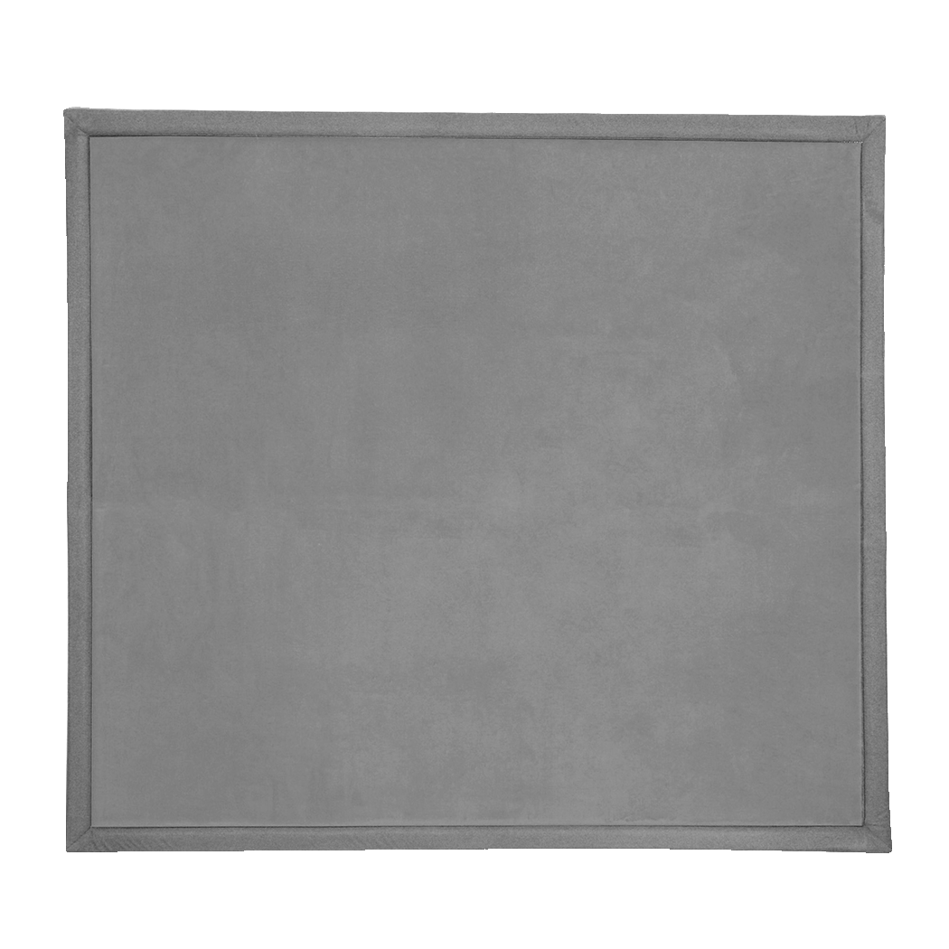 Marlow Coral Velvet Area Rugs Large Mat 180x200cm Grey