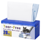 Pawz Cat Litter Bags 45 x 50cm 10kg 2Rolls 40ct Drawstring HDPE White Blue