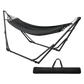 Mountview Foldable Hammock Hanging Chair with Stand Portable 3 Gear Adjustable