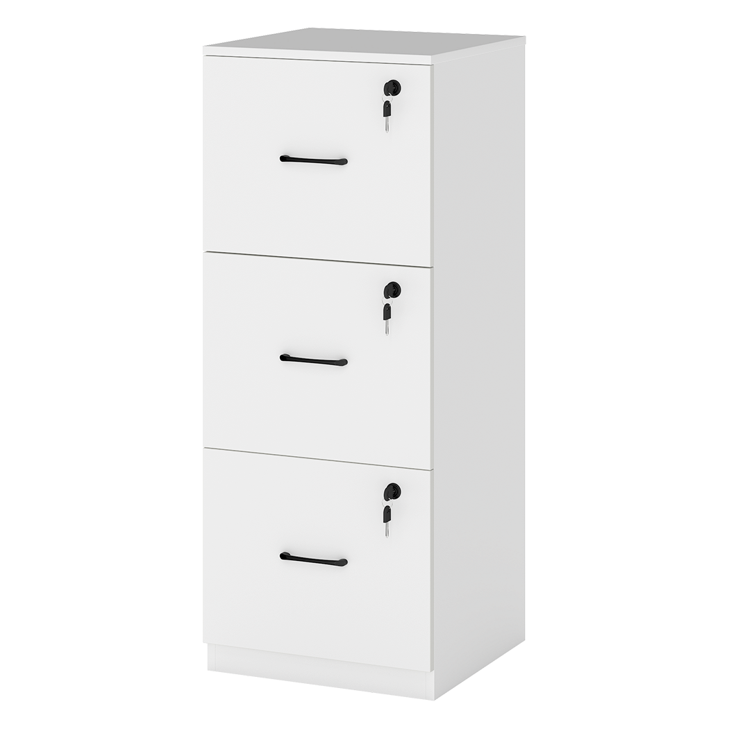 Levede File Cabinet 3 Drawers Filing Storage Cabinet