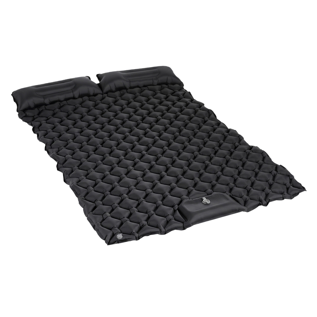 DreamZ Camping Mattress Sleeping Pad Inflation 40D Nylon TPU Camping Black