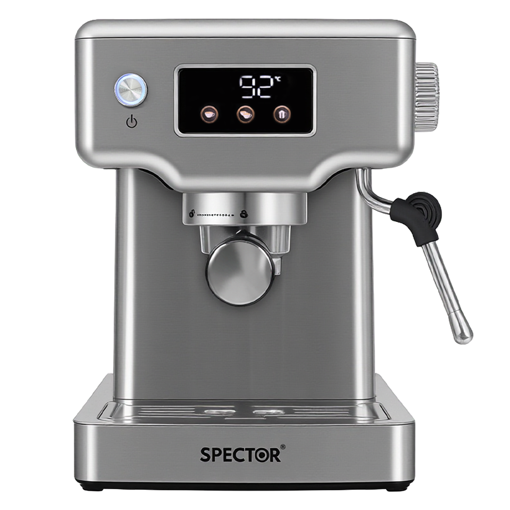 Spector 20 Bar Espresso Coffee Machine Maker Milk Frother Cappuccino Latte Cafe