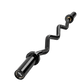 Centra Olympic Barbell Ez Curl Bar W Bar 810lbs Alloy Steel Black