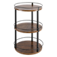Toque Lazy Susan Turntable 3 Tier 360° Spin Pantry Organiser For Kitchen Brown