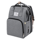 Bo Peep Nappy Changing Backpacks with Fold Out Mat Insulated Pockets Travel Grey
