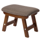 Levede Foot Stool Ottoman Footrest With Washable Cover,Living Room,Brown