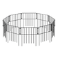 Mountview 10 Pcs Garden Fence Border Rustproof Metal