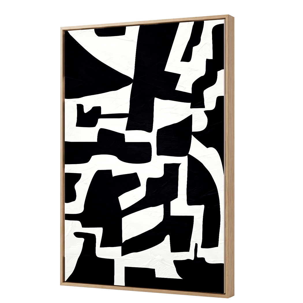 Yezi Modern Wall Art Canvas Abstract 80×120cm Framed Artwork Home Office Decor