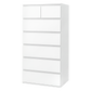 Levede Tall Storage Cabinet 7 Drawer Dresser Bedroom Storage Cupboard Tallboy