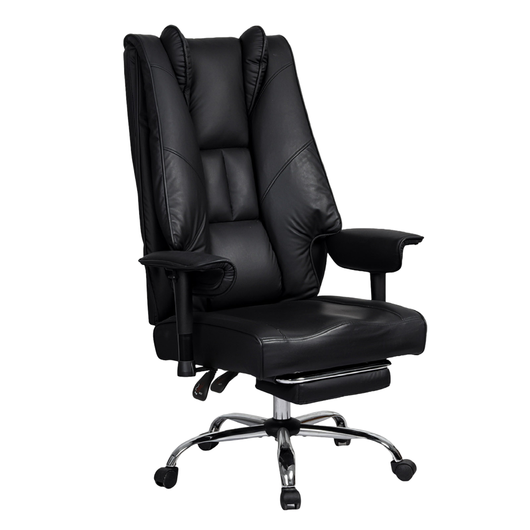 Levede Heavy Duty Office Chair Tall PU Leather High Back Computer Work Seat