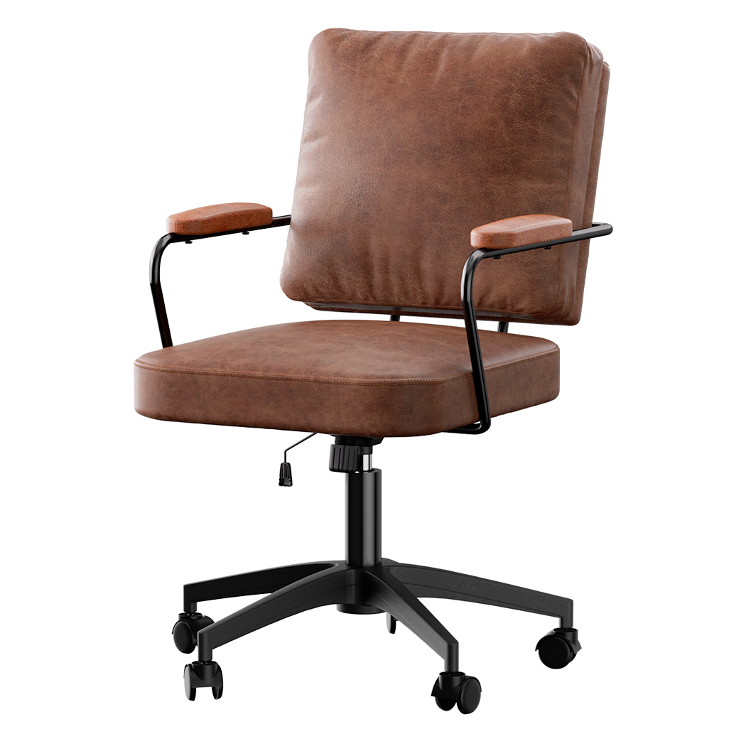 Levede Office Arm Chair Leather Executive Chairs