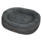 Pawz Orthopedic Plush Dog Bed Soft Washable Pet Bed Grey Cosy Cushion L Size
