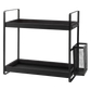 Levede 2 Tier Countertop Organiser Classic Storage Rack Bathroom Kitchen Black