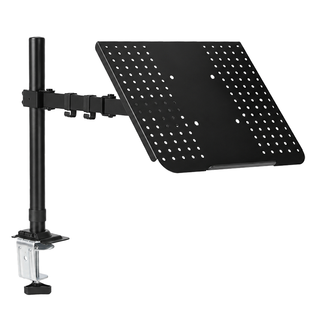 Levede Single Monitor Arm Desk Mount for 13-32 Inch Height Adjustable Black