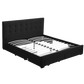 Levede Queen Bed Frame Fabric Tufted Dark Grey