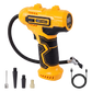 Traderight Cordless Tyre Inflator Air Car Compressor Pump LCD Digital Handheld