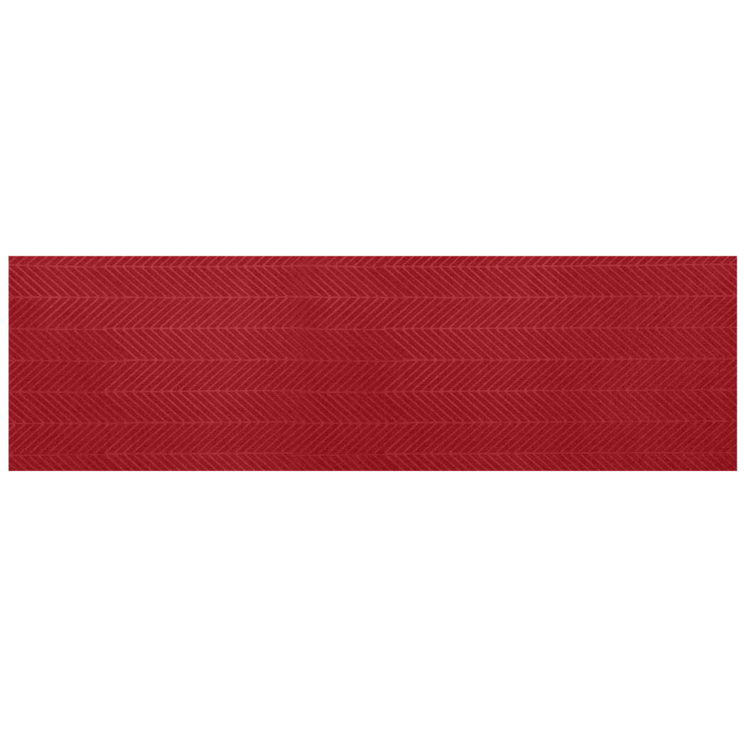 Marlow Extra Large Floor Rug Non Slip 90cm x 305cm Red