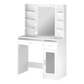 Levede Vanity Desk Makeup Mirror Storage Dressing Table