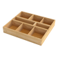 Toque Bamboo Drawer Organizer Multi-Use Storage Box