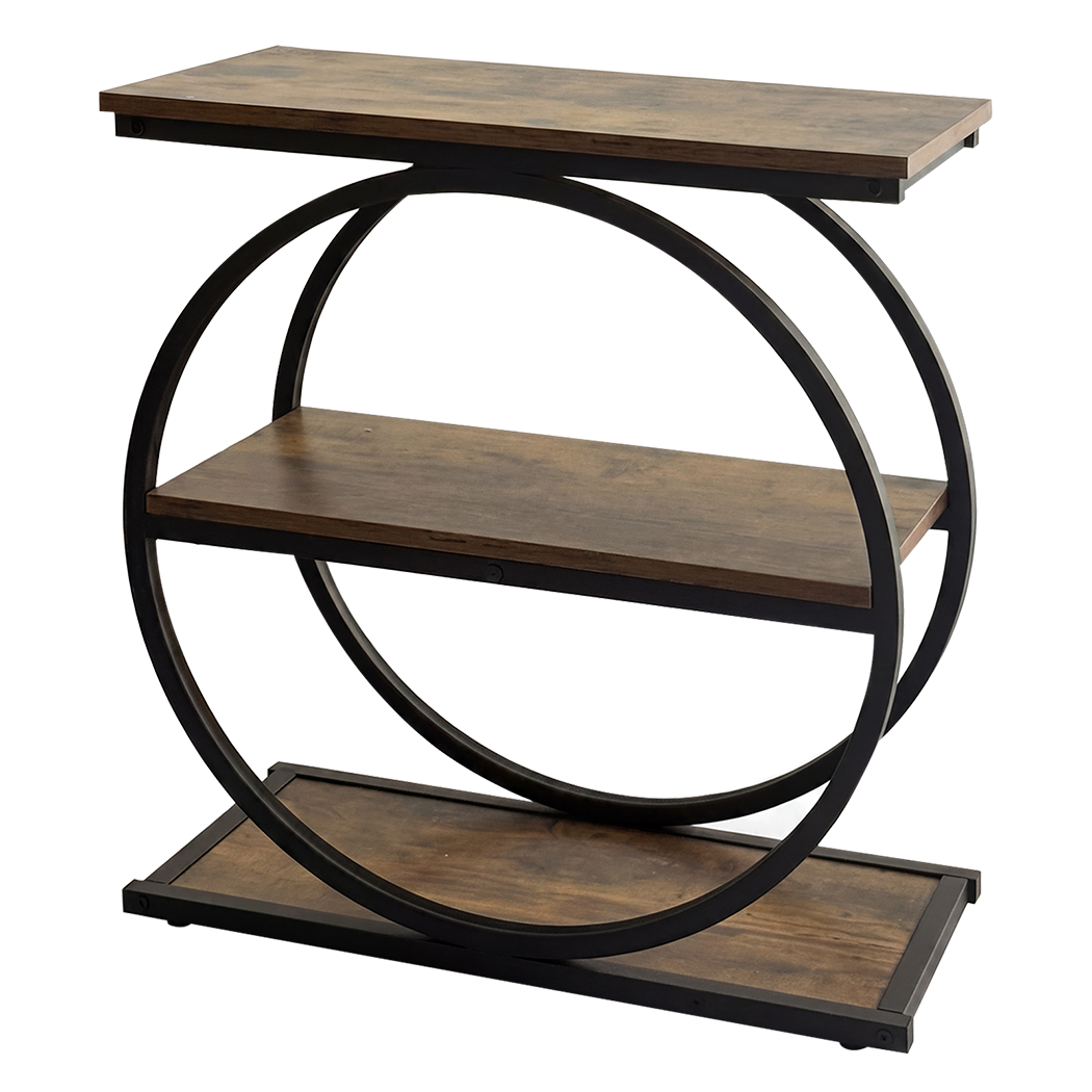 Levede Narrow Side Table 3 Tiers End Table Adjustable Sofa Side Table Bedroom