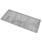 Marlow Sofa Cover Lounge Plush Pet Couch Cover Non-Slip Light Grey 70x180cm