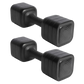 Centra Dumbbell Set Adjustable Dumbbells With TPU Grip For Home Gym Black 2pc