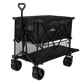 Lambu Folding Wagon Cart Double Shelves