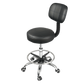 Levede Swivel Office Chair Low Back Round Rolling Stools Height Adjustable