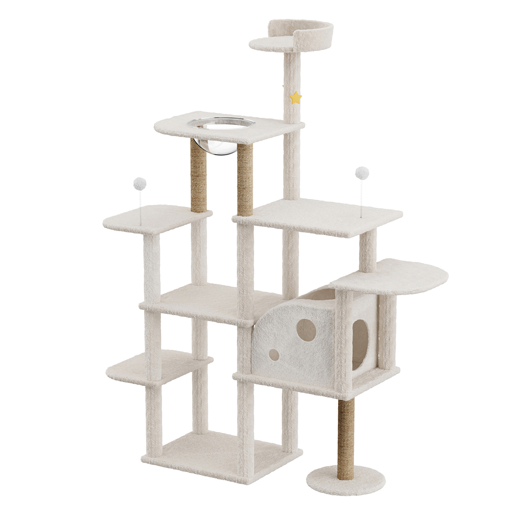 Pawz Cat Tree Tower Large Scratcher Condo House 172cm