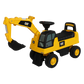 Kids ride on excavator