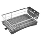 Toque Dish Drying Rack Plate Drainer Cup Holder