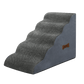 Pawz 5 Steps Pet Stairs Dog Ramp High Density Foam Grey