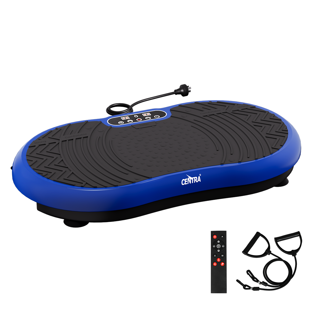 Centra Vibration Plate Train Exercise Machine Blue