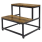 Levede 2-Step Stool Non Slip Portable Bathroom Kitchen Kids Adult Pet Use Brown